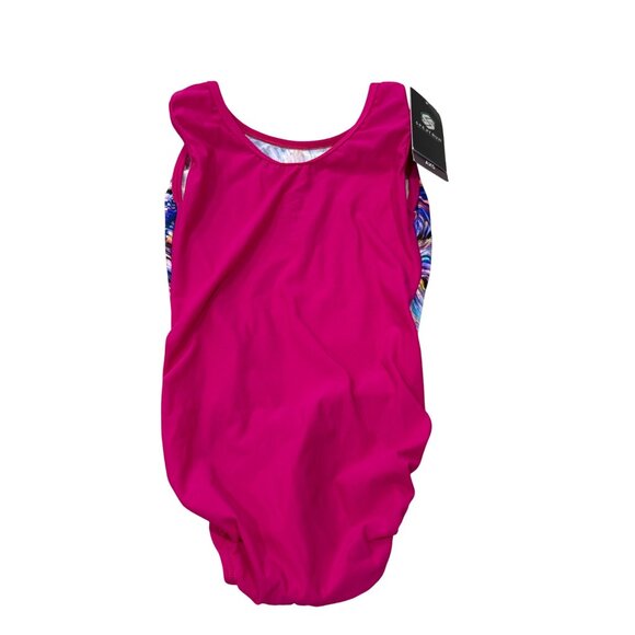Spektrum Girls Adult XS Swirl Print Leotard NWT - Picture 3 of 3